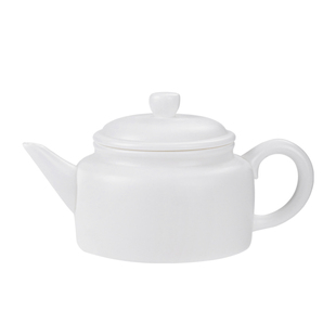 羊脂玉瓷茶壶中国风高档德化冰种白瓷石瓢壶剑流德钟倒把西施壶