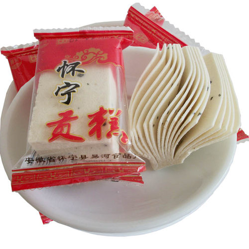 易河怀宁贡糕云片糕安徽安庆特产方片糕状元糕喜糕升学寿糕点
