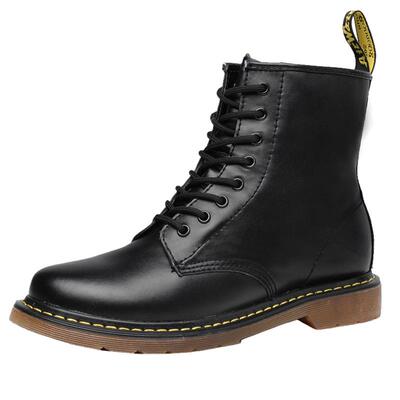 英伦风中帮真皮男鞋马丁靴