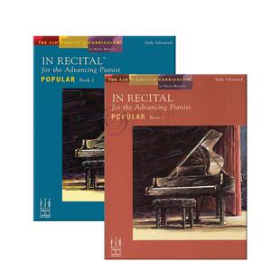 高级钢琴家独奏会 流行 海伦玛莱斯 共一至二册 原版进口乐谱书 In Recital® for the Advancing Pianist Popular Book 1-2