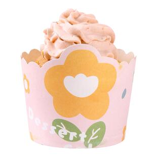 马大帅蛋糕纸杯家用烘焙纸杯耐高温卷边杯模具中号马芬杯麦芬烤箱