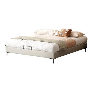 XH天禧派实木床日式榻榻米无床头主卧无靠背床架储物单床C7053