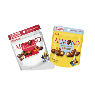 meiji夹心巧克力明治坚果