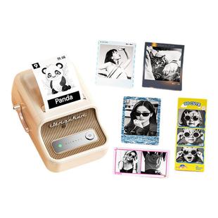 精臣B21Pro照片打印机图像图片黑白相片商标简笔画手账贴纸手持便携热敏蓝牙姓名贴小型不干胶小型高清标签机