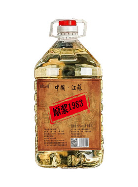 原浆1983浓香型白酒52度桶装5000ml醇正手工原滋原味粮食酿造老酒