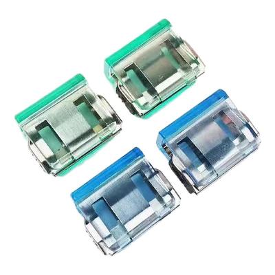 推推夹不锈钢款试卷夹子不伤纸封口夹票据夹无需推夹器冰透无尾夹