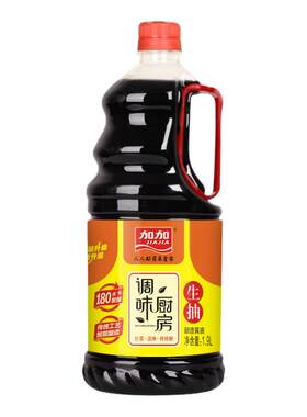 加加调味厨房鲜味鲜生抽1.9L