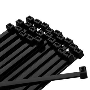 山泽自锁式尼龙扎带塑料卡扣束带捆线带多规格捆绑带固定器扎线带