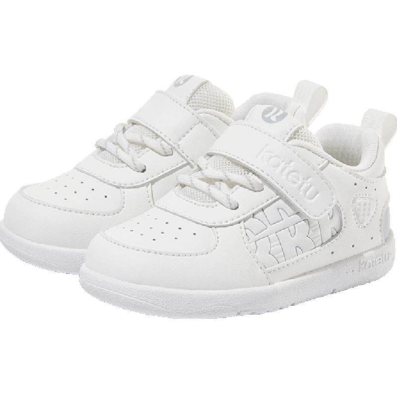 卡特兔宝宝鞋女秋季新品小白鞋子男童软底防滑透气运动板鞋