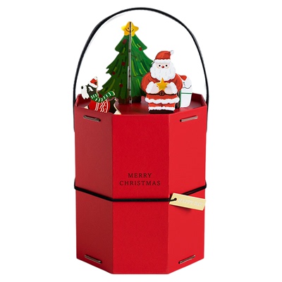 圣诞包装盒糖果礼盒空盒