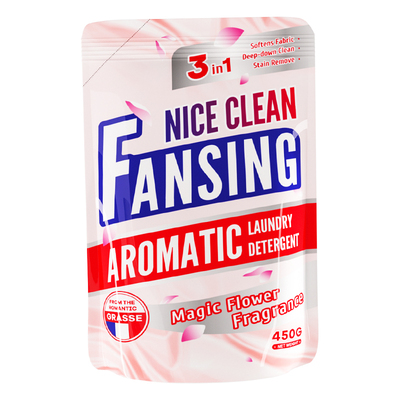450g香氛洗衣液深层洁净家用实惠袋装持久留香整箱机洗补充装精选