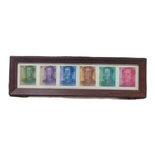 人民币相框100元头像展示框乔迁新居礼品六连框纸币字画摆台