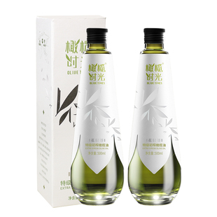 橄榄时光品鉴级食用油橄榄油500ml特级物理冷榨家用口服凉拌健身