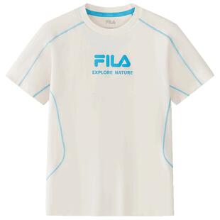 FILA KIDS斐乐童装儿童防晒短袖T恤夏款男女大童户外运动速干上衣