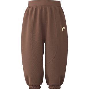 【糯米棉】papa爬爬春季儿童裤子男女童破缝束脚宽松舒适运动卫裤