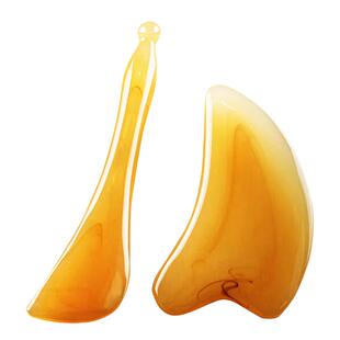 刮痧板脸部拨筋棒刮脸专用面部美容工具眼部点穴棒树脂头疗按摩器