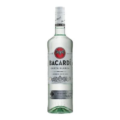 【官方正品】 Bacardi百加得白朗姆750ml洋酒莫吉托调酒基酒