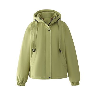 加绒加厚冲锋衣外套女棉服