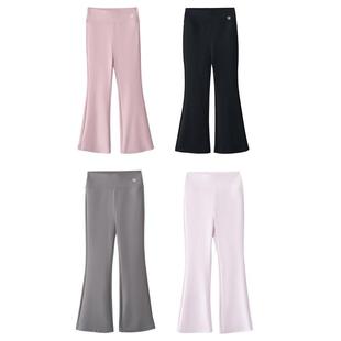 女童喇叭鲨鱼裤夏季薄款运动微喇瑜伽裤大童外穿儿童春秋打底裤子