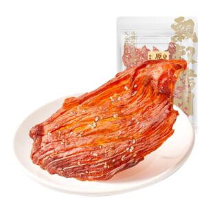 飘零大叔原切猪肉脯150g特级靖江古法飘叔烤肉高蛋白零食手撕肉干
