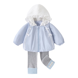 女童春装外套2026新款宝宝上衣外穿洋气小公主春秋季初春儿童衣服