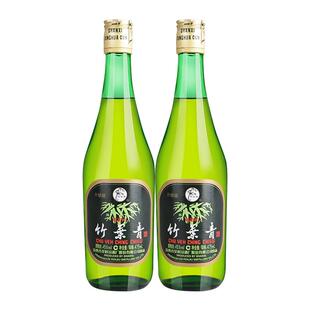 竹叶青酒山西杏花村汾酒玻竹45度475ml*2瓶露酒清香型酒