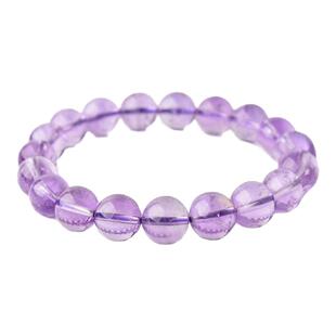 天然薰衣草紫水晶手串手链女小红闺蜜礼物考试上岸逢考必过学生党