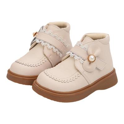 卜丁真皮儿童短靴皮靴洋气秋冬