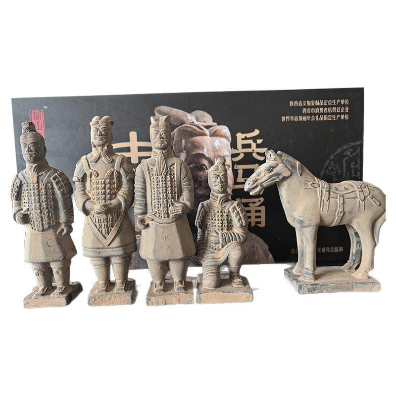 精品兵马俑彩绘高档陶俑