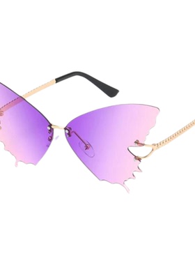 英国Butterfly手作无框蝴蝶镜