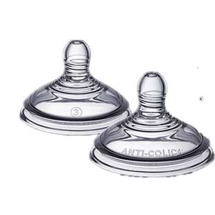 汤美星TommeeTippee汤美天地感温型奶瓶专用宽口径奶嘴防胀气硅胶