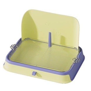 狗狗厕所小型犬专用尿盆防踩屎便盆不锈钢小狗用大小便神器狗砂盆