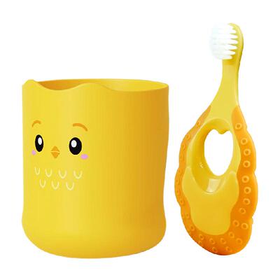 busybear儿童牙刷+漱口杯套装