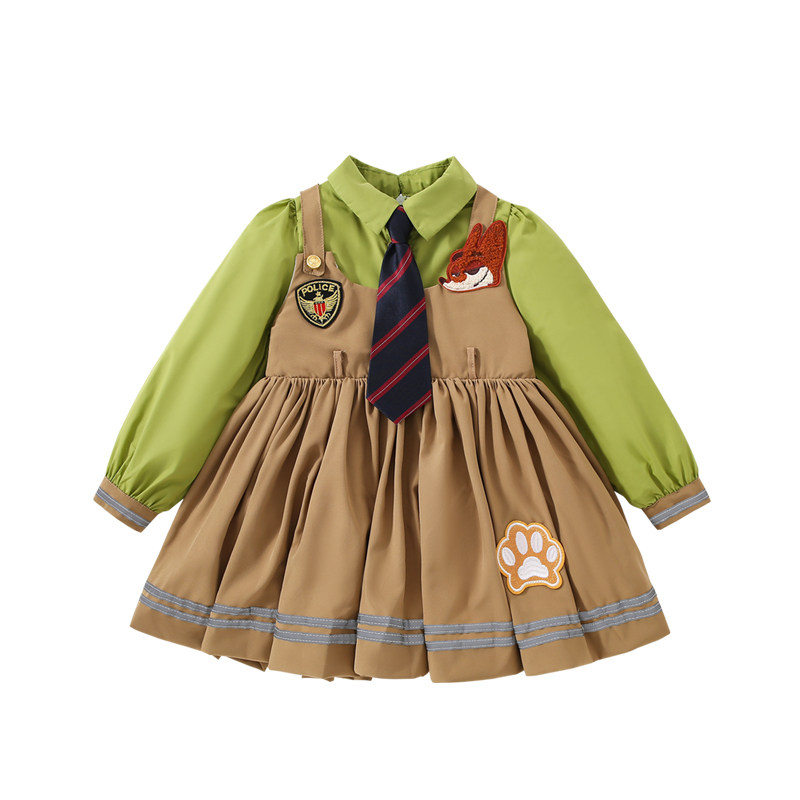 D.Bkyer女童尼克狐狸衣服cos裙子