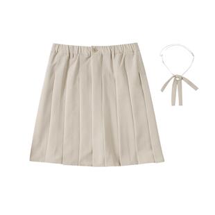 COCOTREE棵棵树女童新款百搭百褶短裙JK风格学生青春春秋四季通用