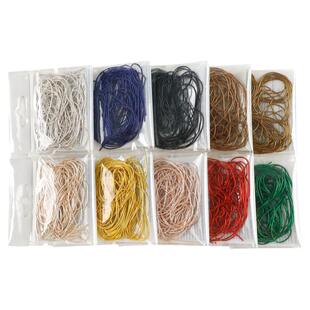 印度丝手工刺绣DIY材料震丝金属弹簧铜丝胸针布贴徽章哑光丝辅料