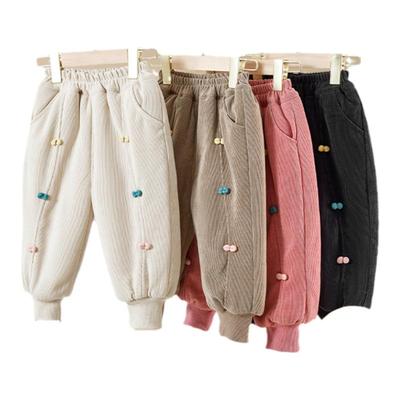 婧麒宝宝棉裤三层夹棉