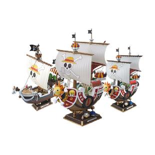 万代拼装黄金梅丽阳光万里千里阳光号路飞海贼王船模型