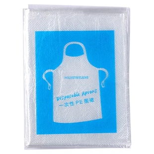 一次性围裙餐饮专用饭店火锅小龙虾画室塑料成人商用儿童防水防油