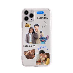 情侣手机壳定制来图订制图案新款iphone17promax适用苹果16任意机型diy15小米14高级感照片磁吸12华为p70pro