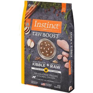 【官方旗舰店】Instinct天然百利冻干双拼生鲜鸡猫粮10磅/4.5kg