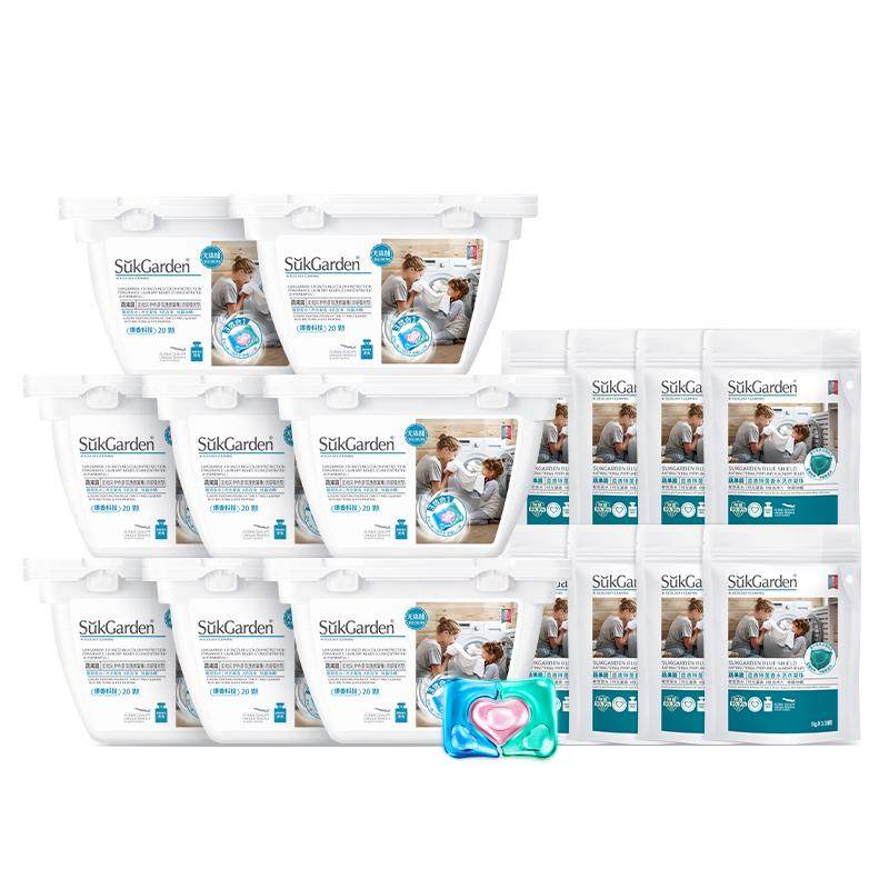 蔬果园洗衣凝珠留香珠三合一持久留香洗衣服除菌螨正品官方旗舰店