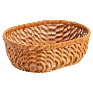 收纳水果盘客厅家用零食摆放盘超大编织篮子茶几果篮水果筐沥水篮