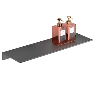 盼太太一字板置物架铝合金厨房浴室墙上隔板层免打孔卫生间缝隙板