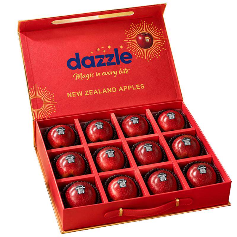 顺丰礼盒新西兰丹烁dazzle苹果