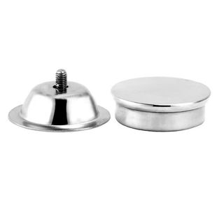 大小通用锅盖帽不锈钢汤桶顶珠配件提手头帽平面盖厨房圆形盖子