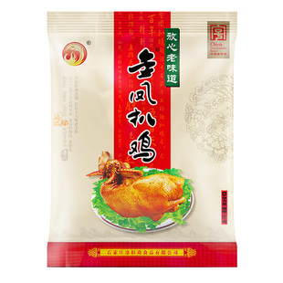 金凤扒鸡 烧鸡经典彩袋500g鸡肉食休闲零食即食熟食石家庄特产