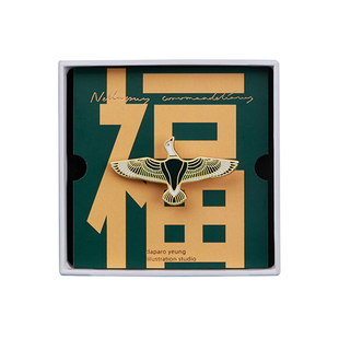 daparo棉凫设计师原创胸针高档女男徽章升职生子祝福可爱节日礼物