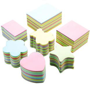 便利贴小学生用便签纸爱心贴纸心形型网红可爱大号粘性强告示百事简约易事自粘卡通少女创意备忘儿童记事留言