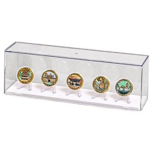 纪念币收藏盒奖牌展示盒马拉松荣誉keep奖牌置物架吧唧徽章收纳盒